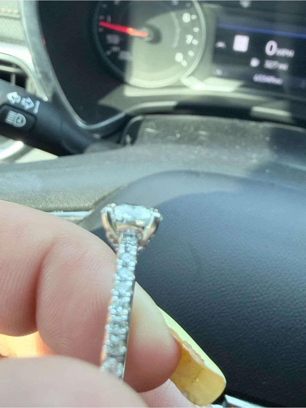 jcpenney White Solitaire Halo Engagement Ring and Duo Bands